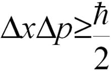 Formula del principio di indeterminazione