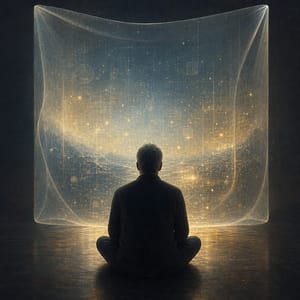 Realtà e coscienza come interfaccia luminosa tra osservatore e campo di possibilità
