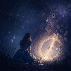 Wonderland interiore e campo delle possibilità: carte che si dissolvono davanti alla soglia della Coscienza
